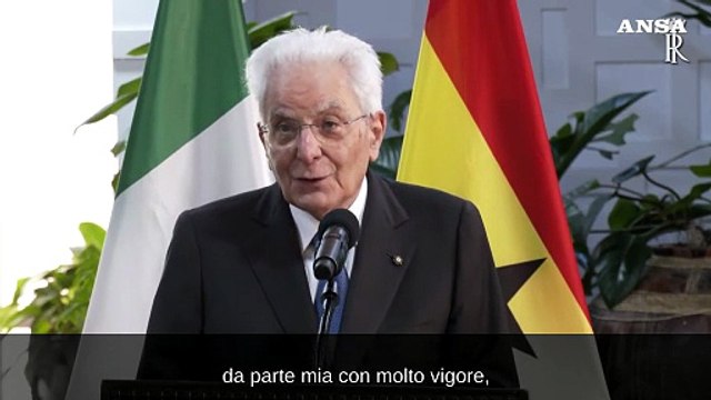 Mattarella: Il piano Mattei vuole una collaborazione paritaria