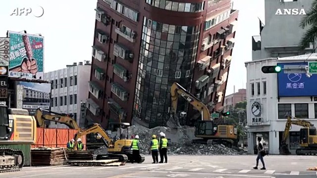 Taiwan, oltre mille feriti e decine di dispersi per il sisma
