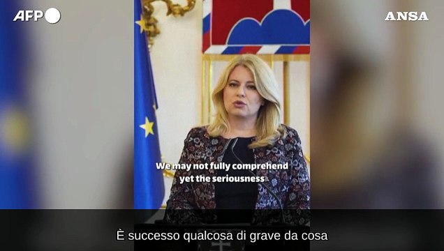 Attentato Fico, la presidente della Slovacchia: Attacco alla democrazia