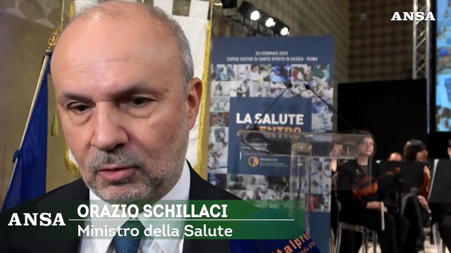 Giornata salute, Schillaci: ''Numero medici e' sufficiente, infermieri mancano e dovremo prenderli dall'estero