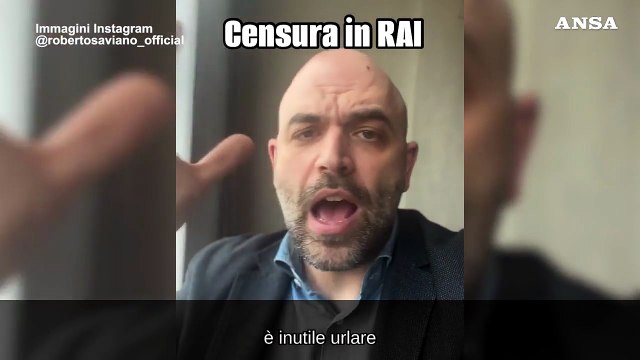 Scurati, Saviano denuncia: E' censura in Rai