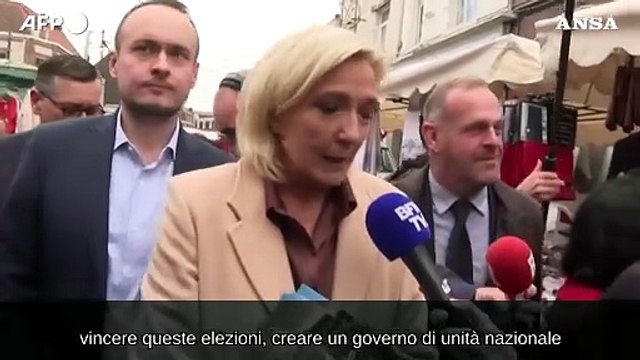 Francia, Marine Le Pen promette un governo di unita' nazionale
