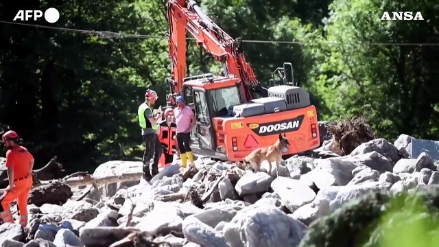 Forte ondata di maltempo in Svizzera, inondazioni e frane provocano gravi danni