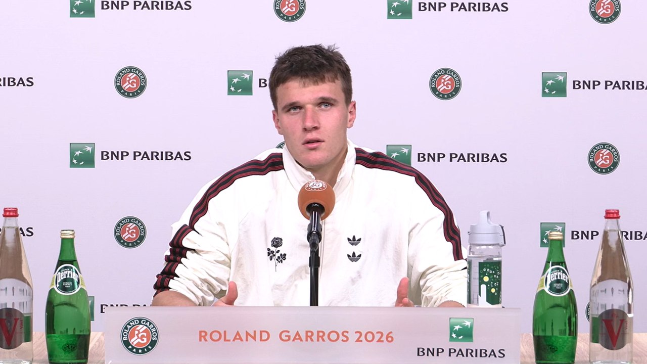 Roland-Garros 2026 - Jakub Mensik : “Je n’entendais plus rien”
