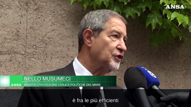 Musumeci: La Protezione Civile trentina e' un esempio