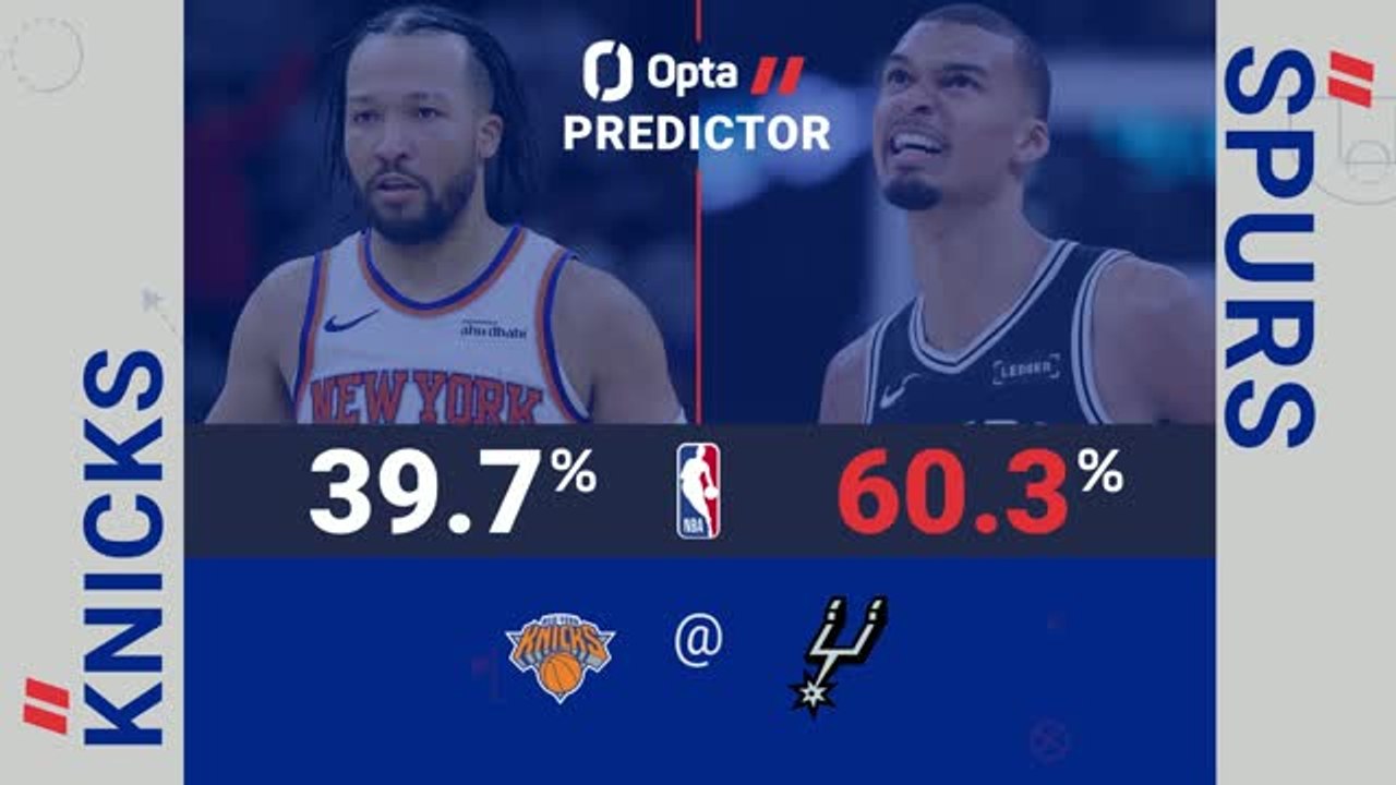 New York Knicks @ San Antonio Spurs - Opta Predictor