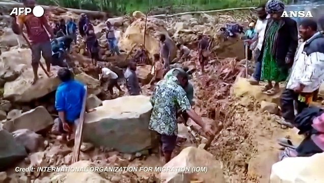 Maxi frana in Papua Nuova Guinea, 150 case sepolte: 670 morti