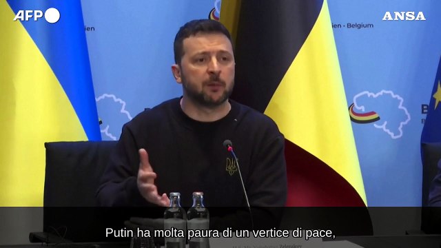Zelensky: Putin vuol far fallire la conferenza in Svizzera