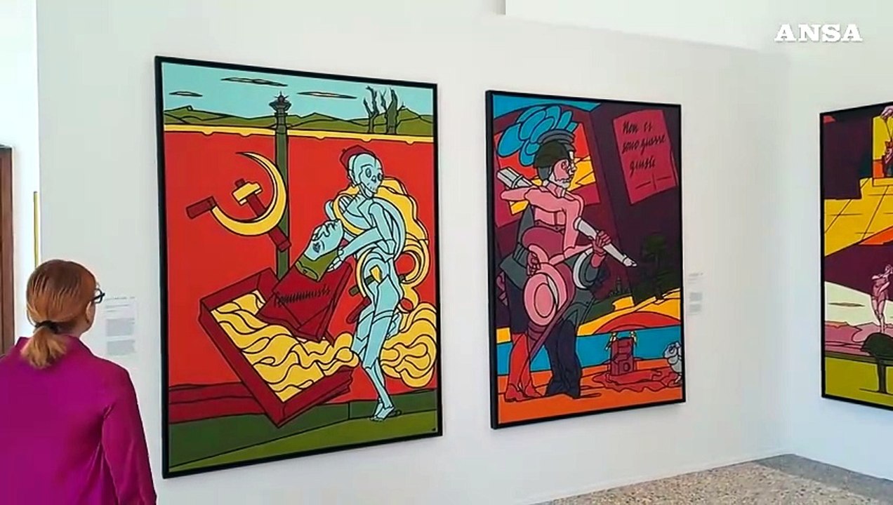 In mostra a Milano il "pittore di idee" Valerio Adami