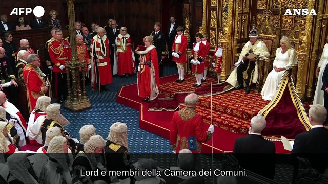 Londra, Carlo III pronuncia il King's Speech a Westminster