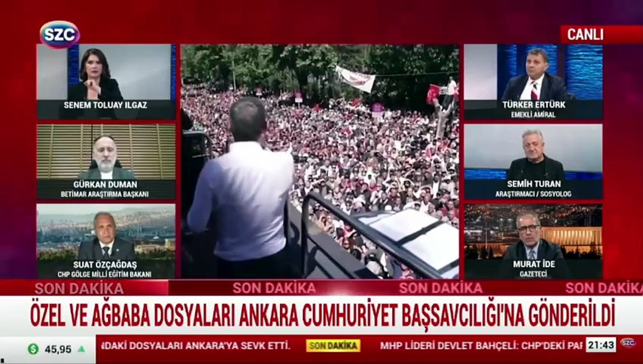 Özgür Özel ve Veli Ağbaba dosyaları soruşturma yetkisi nedeniyle Ankara'ya gönderildi