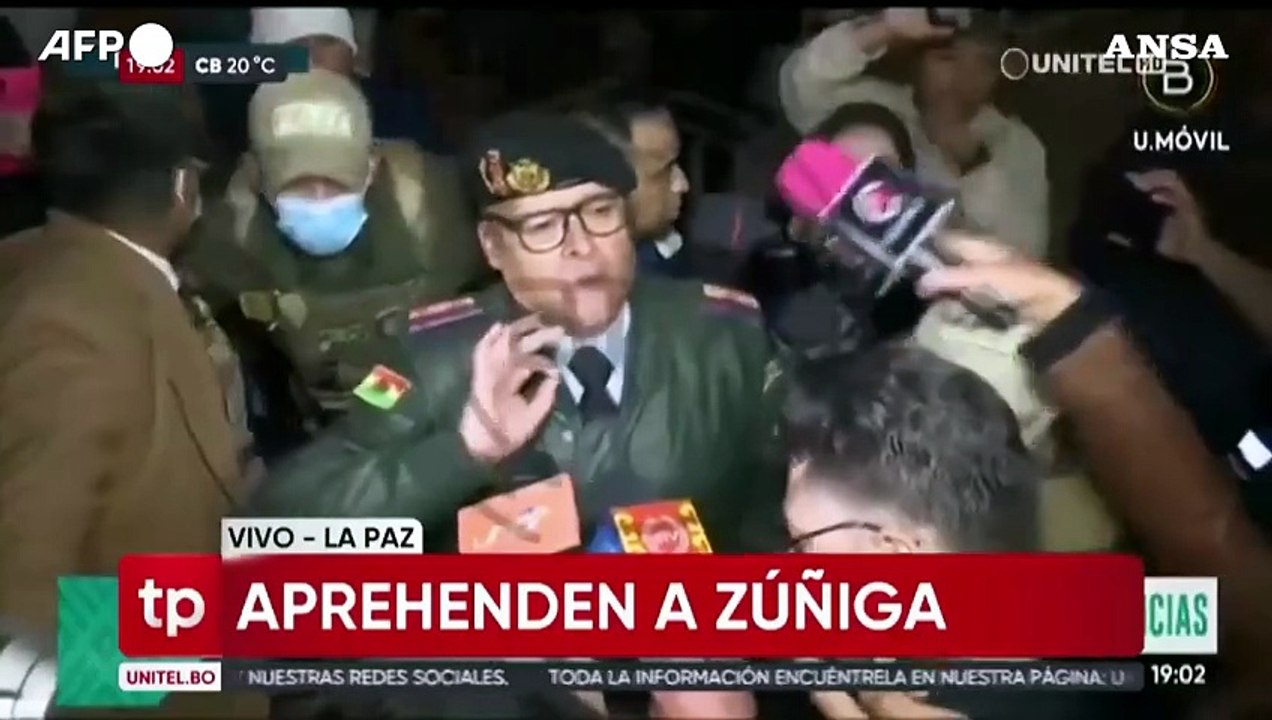 Bolivia, arrestato il generale Zuniga per il tentato colpo di Stato
