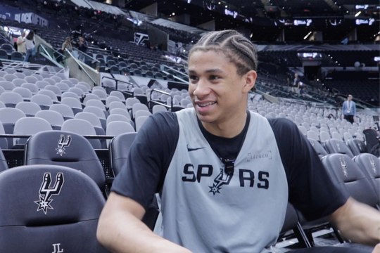 Carter Bryant revela su mentalidad antes de las Finales NBA ante los Knicks.