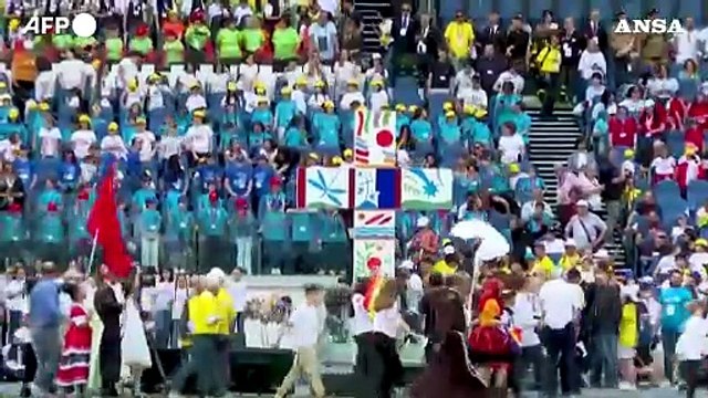 Roma, Papa Francesco partecipa alla prima Giornata mondiale dell'infanzia
