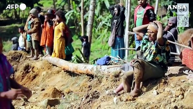 Frana Papua Nuova Guinea, proseguono le operazioni di ricerca sul luogo del disastro