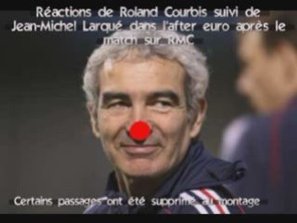 RMC démonte DOMENECH apres France - Italie euro 2008