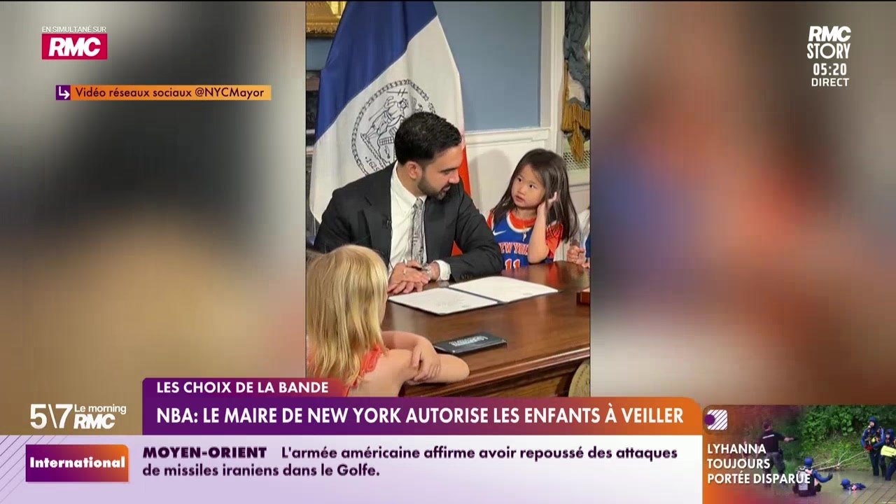 Les choix de la bande : NBA, le maire de New York autorise les enfants à veiller - 03/06