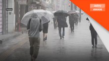 Taufan Jangmi landa Wakayama, amaran banjir tertinggi