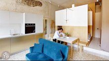 NEVER TOO SMALL: 15th Century Small Apartment Redesign Italy - 36sqm/387sqft