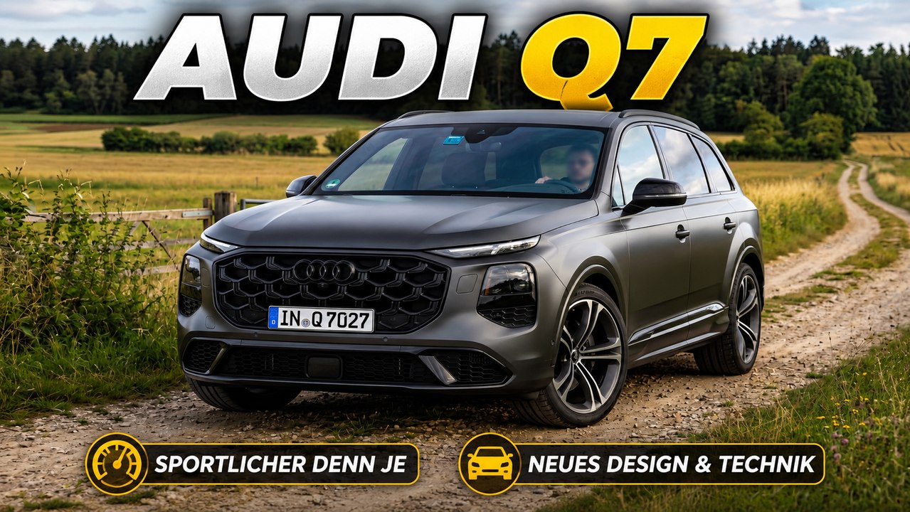 Audi Q7 der dritten Generation offiziell angekündigt | unser Teaservideo
