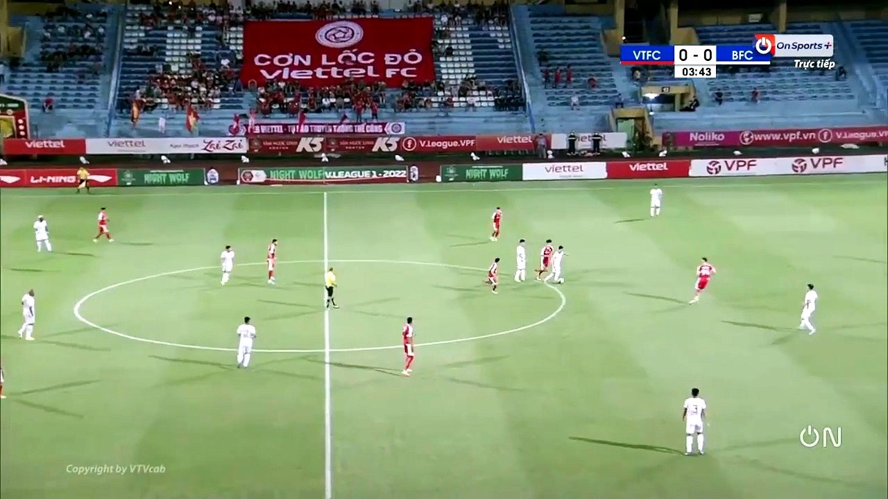 CLB Viettel 0-1 Becamex Bình Dương - Goals and Highlights (5/8/2022) | VTVcab 6 - On Sports+
