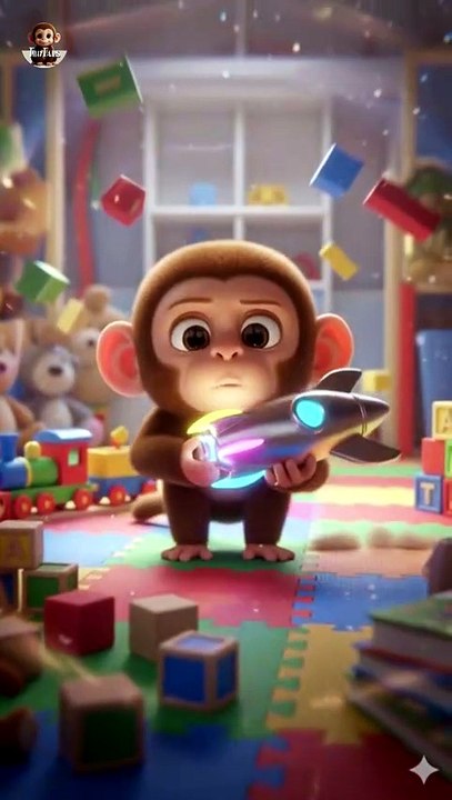 Manny The Monkey goes to space! 🚀🐒