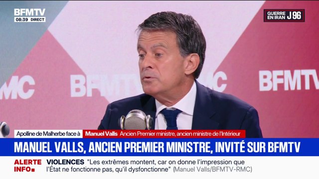 Débordements après le sacre du PSG: Je suis favorable à ce qu'il y ait des sanctions très lourdes qui touchent également aux allocations familiales , déclare Manuel Valls