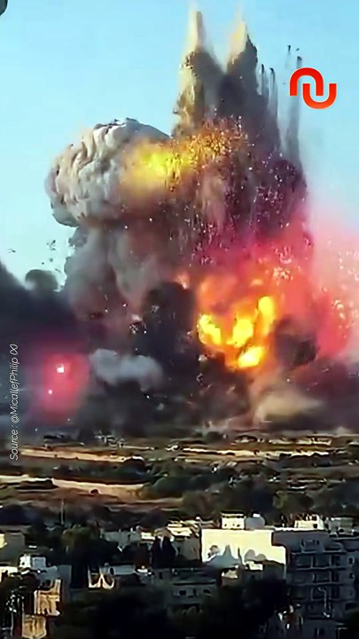 L'impressionnante explosion de cette usine