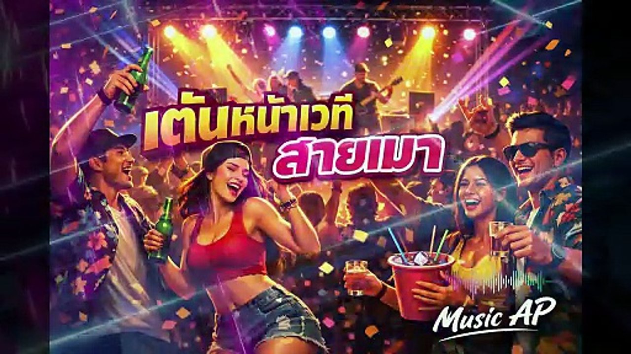 เต้นหน้าเวที  สายเมา