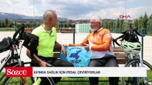 60'ında sağlık için pedal çeviriyorlar