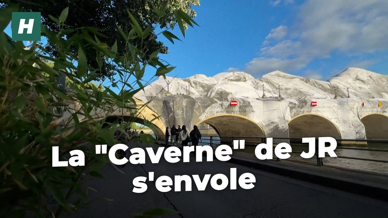 Les images de la « Caverne » du Pont Neuf à Paris abîmée par un gros coup de vent