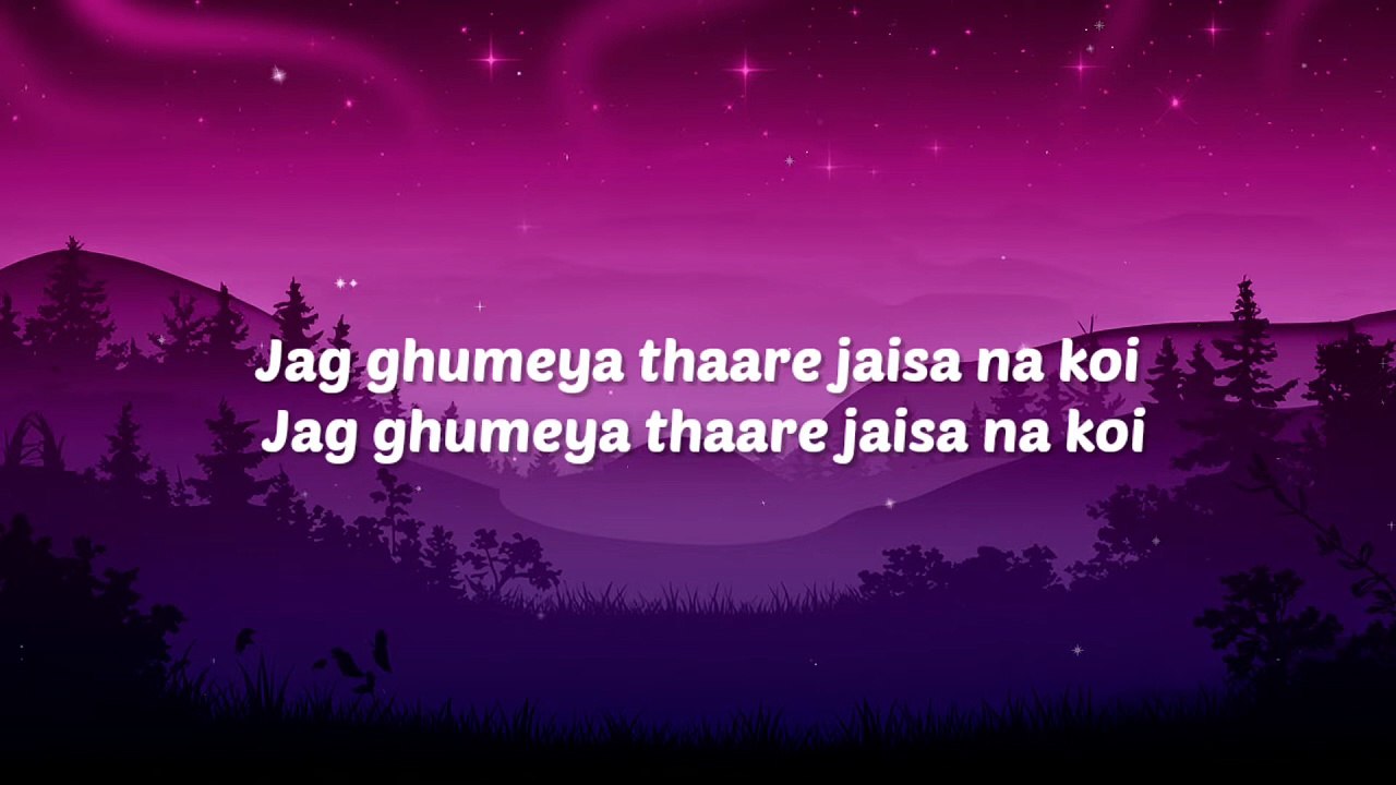 Na Woh Ankhiyaan Roohani Kahin Na Woh Chehra Noorani Kahin (Lyrics)