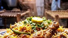 Hot chicken pulao served fresh at a bustling street food stall 🍗🍚🔥✨  #ChickenPulao #StreetFood #Foodie #DesiFood #PakistaniFood #RiceLover #ViralFood #FoodStreet