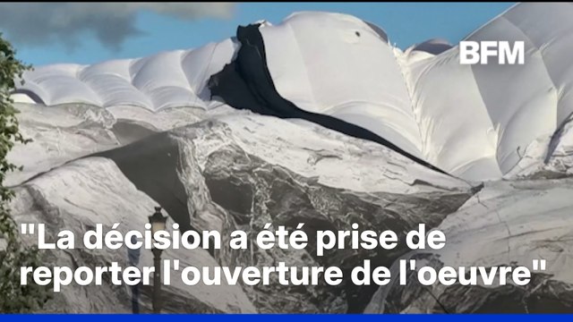 La Caverne de JR sur le Pont Neuf endommagée par les intempéries