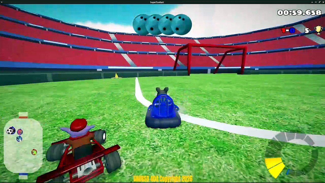 GNUBSD 404 Long N147 Super Tux Kart Football (Soccer) (Linux/FreeBSD)