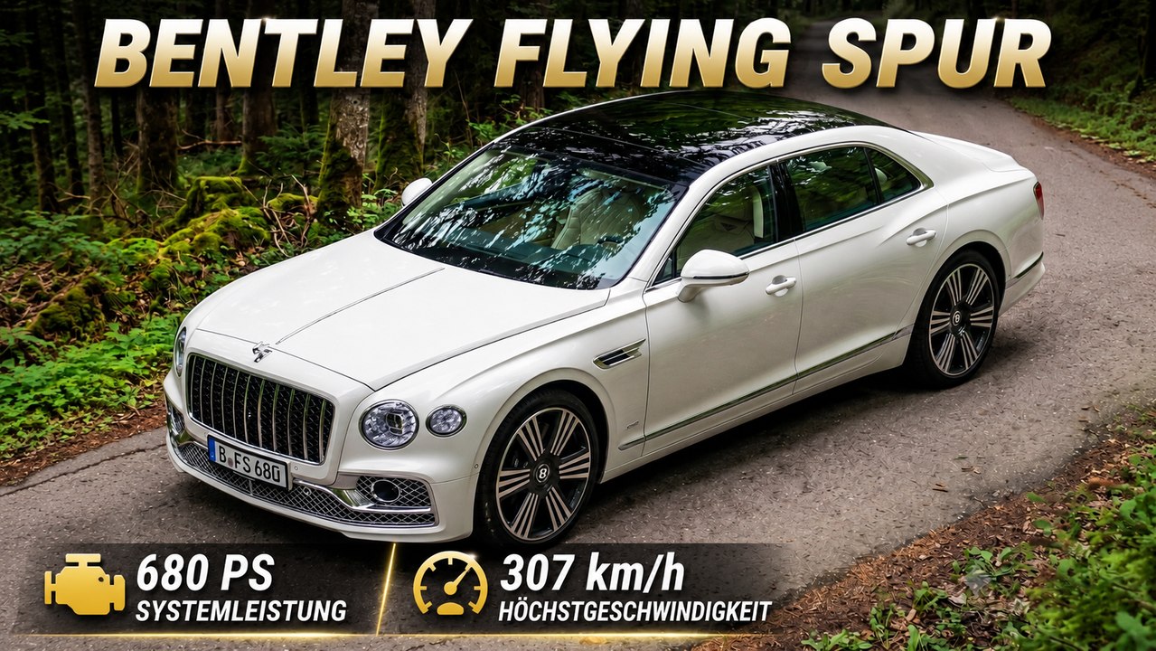 2026 Bentley Flying Spur S beschleunigt in 3,7 Sekunden auf 100 km/h