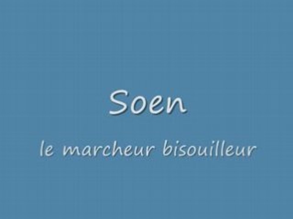 Marcheur bisouilleur