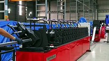 Fully automatic 41x41 Unistrut Rollforming . #rollformingmachine #rollformingmachinemanufacturer