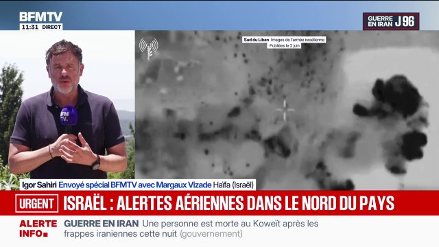 Guerre au Moyen-Orient: des alertes aériennes dans le nord d'Israël