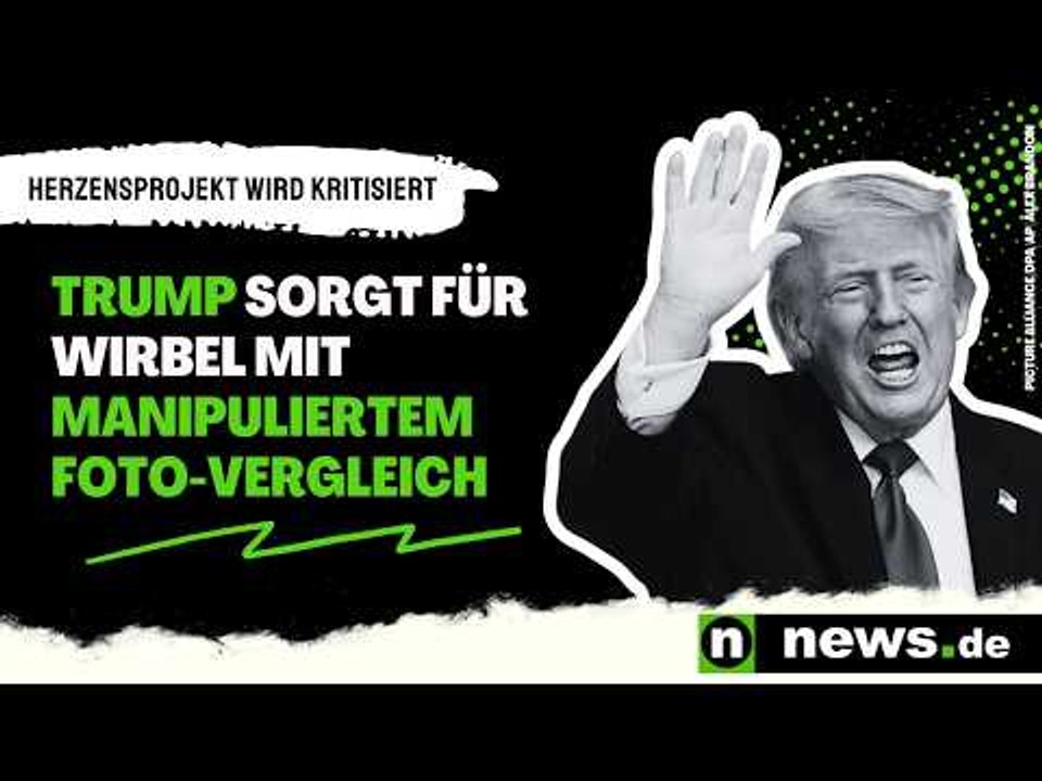 US-Präsident sorgt für Wirbel mit manipuliertem Foto-Vergleich