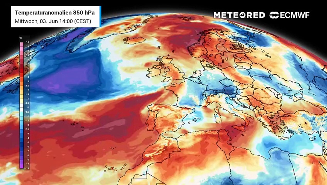 Aktuell ist es recht abgekühlt, doch über Südwesteuropa formiert sich neue Warmluft!