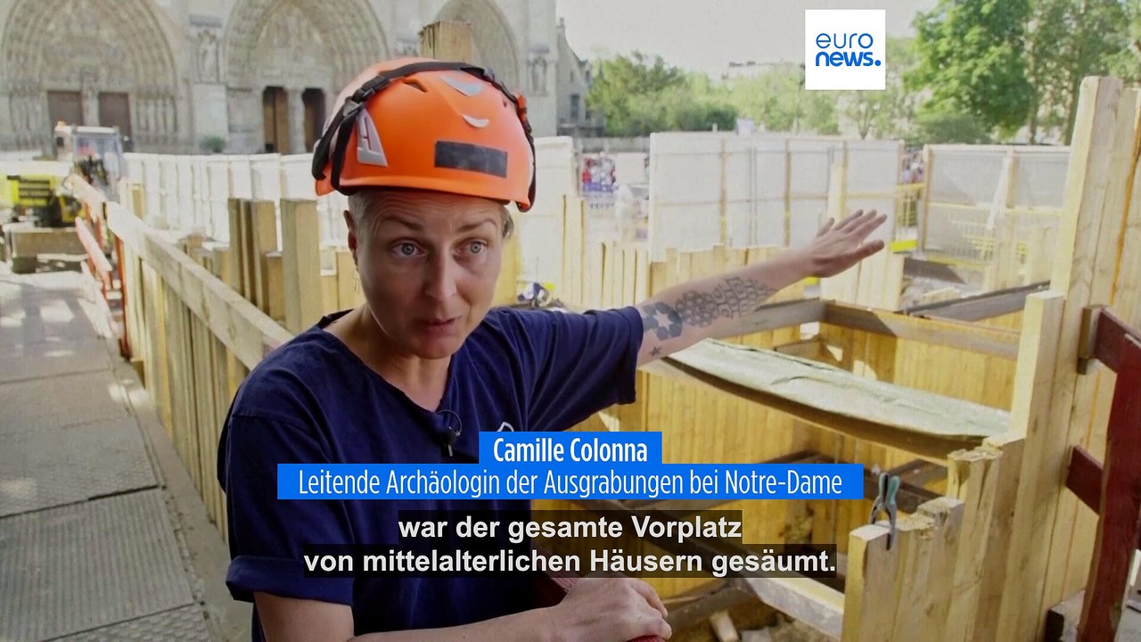 Spektakuläre Archäologie-Funde zeigen jahrhundertealte Geschichte unter Notre-Dame in Paris