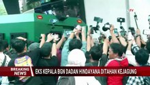 Tersangka! Dadan, Lodewyk dan Sony Ditahan Kejagung, Tangan Diborgol-Pakai Rompi Pink