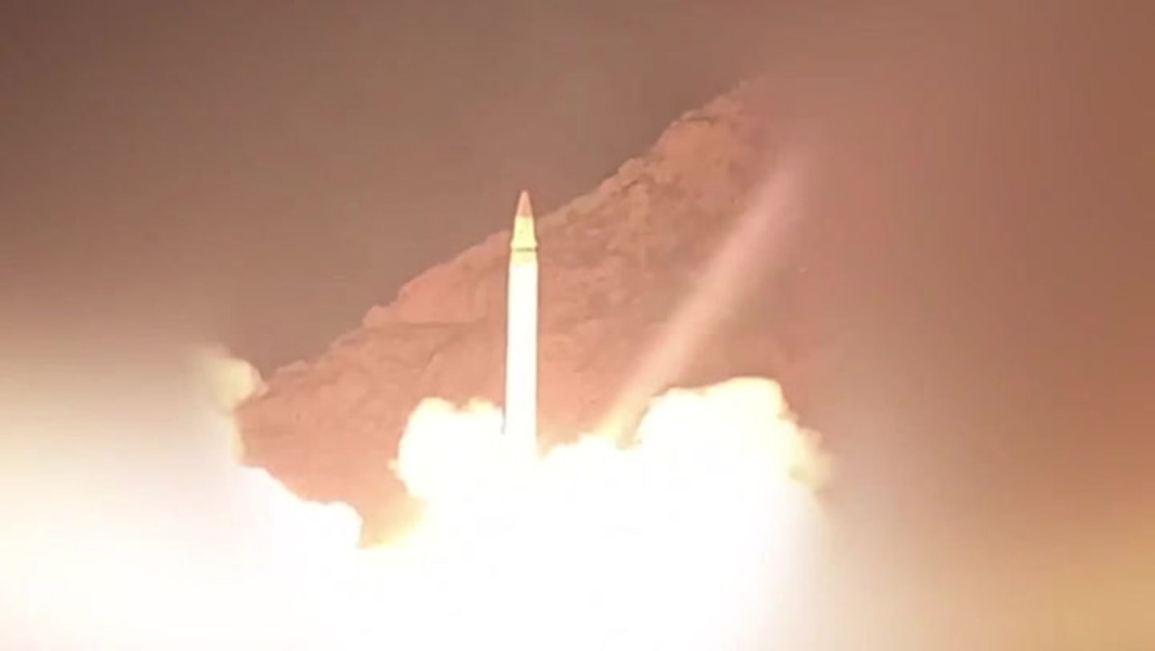 Iran military releases dramatic missile launch video as Kuwait and Bahrain targeted