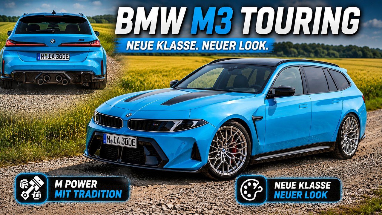 2027 BMW M3 Touring Rendering zeigt die nächste Evolutionsstufe