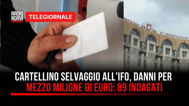 Telegiornale Roma e Regione Lazio - Edizione delle 12:30 di Mercoledì 3 Giugno 2026