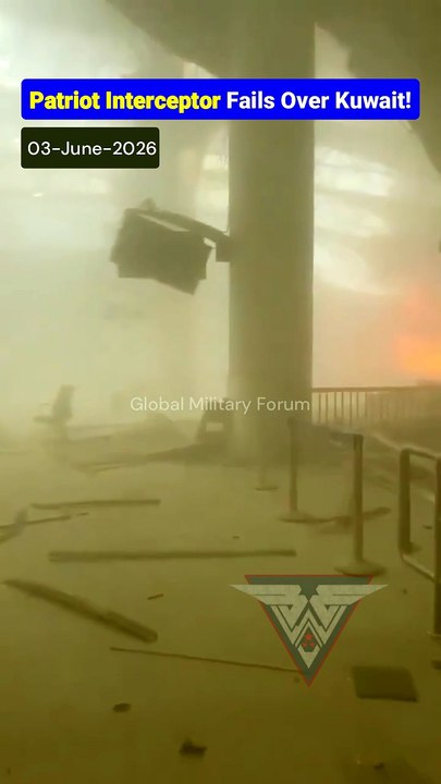 Kuwait International Airport Struck by Iranian Shahed Dron