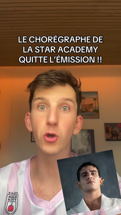 LE CHORÉGRAPHE DE LA STAR ACADEMY S’EN VA !
