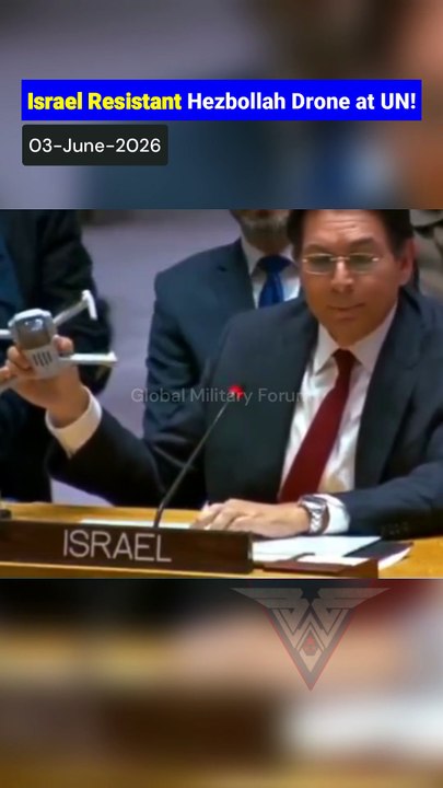 Israel Displays Hezbollah Drone at UN