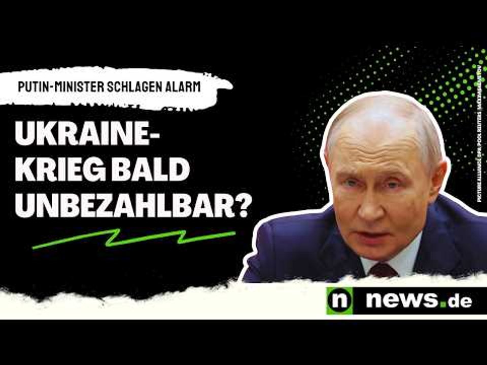 Wladimir Putin: Ukraine-Krieg bald unbezahlbar? Putin-Minister schlagen Alarm